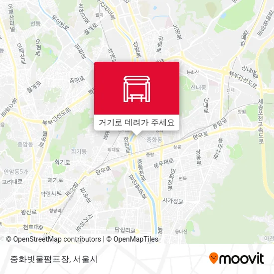 중화빗물펌프장 지도