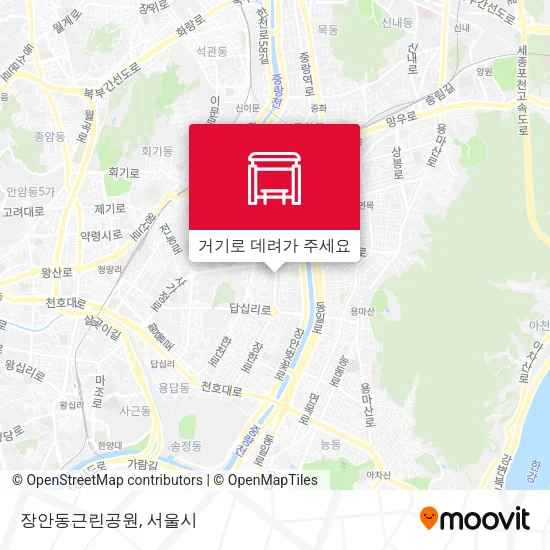 장안동근린공원 지도