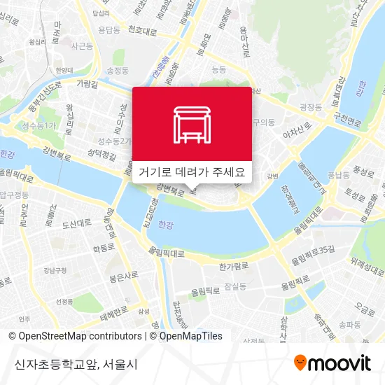 신자초등학교앞 지도