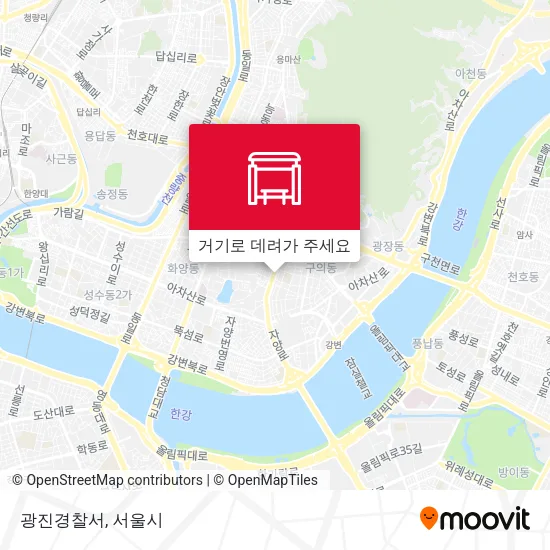 광진경찰서 지도
