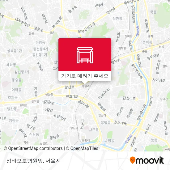 성바오로병원앞 지도