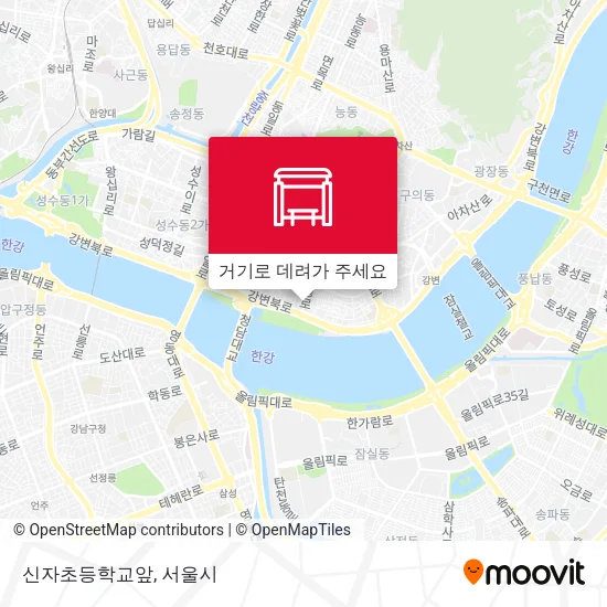 신자초등학교앞 지도