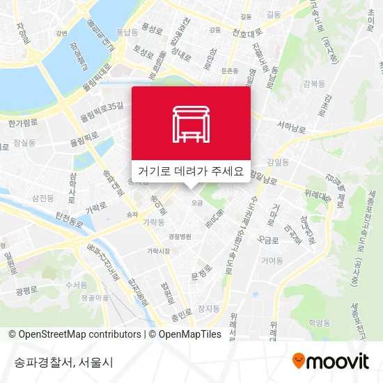 송파경찰서 지도