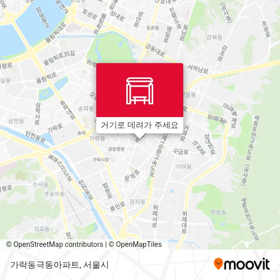 가락동극동아파트 지도