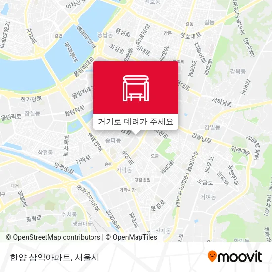 한양 삼익아파트 지도