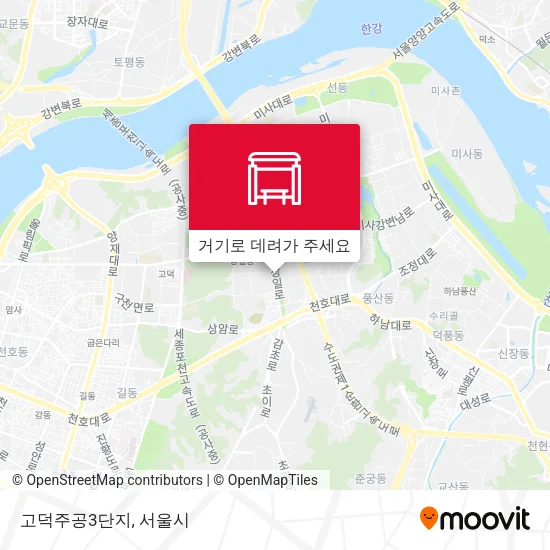 고덕주공3단지 지도