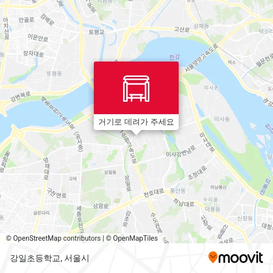 강일초등학교 지도