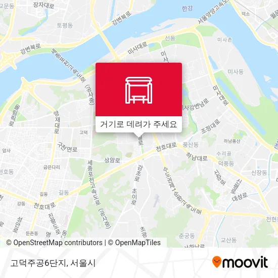 고덕주공6단지 지도