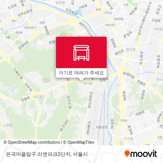 은곡마을입구.리엔파크2단지 지도