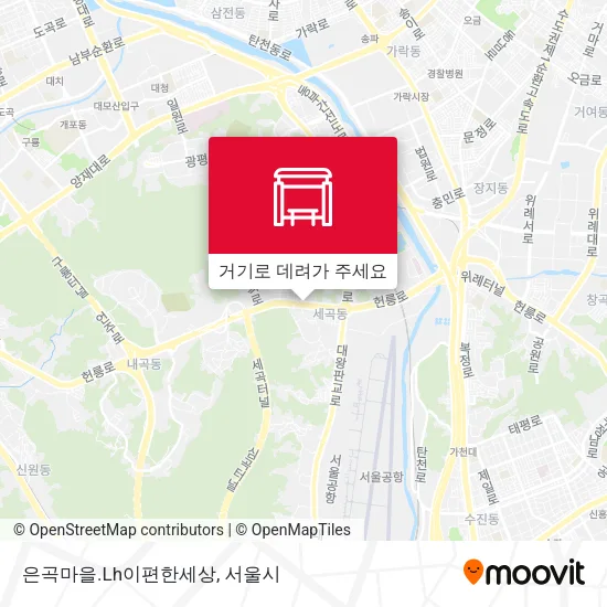 은곡마을.Lh이편한세상 지도