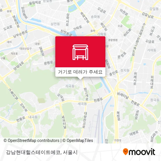 강남현대힐스테이트에코 지도