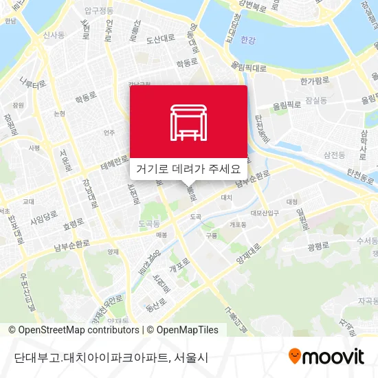 단대부고.대치아이파크아파트 지도