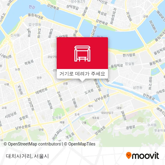 대치사거리 지도