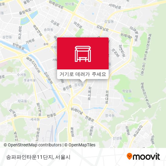 송파파인타운11단지 지도