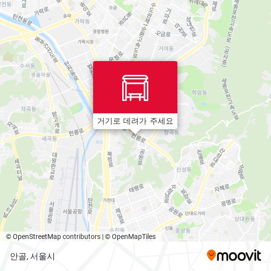 안골 지도