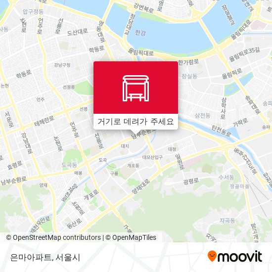 은마아파트 지도