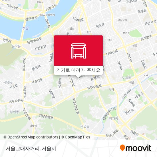 서울교대사거리 지도