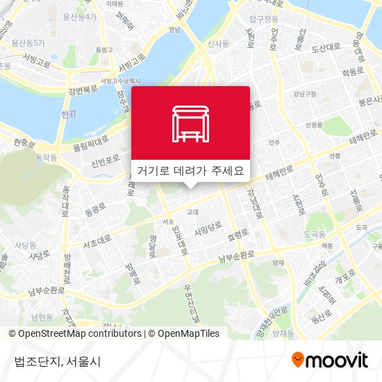 법조단지 지도