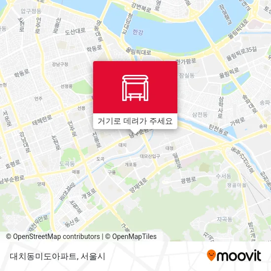 대치동미도아파트 지도