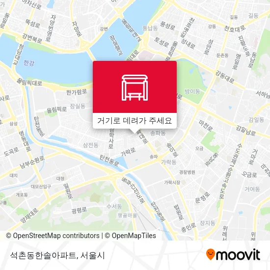 석촌동한솔아파트 지도