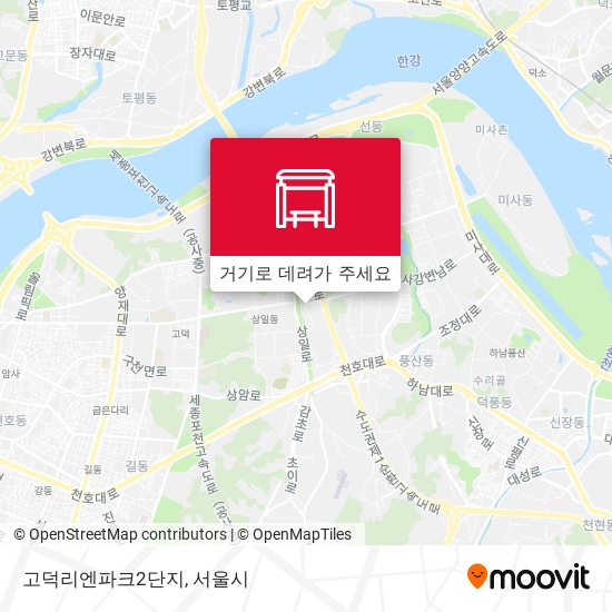 고덕리엔파크2단지 지도