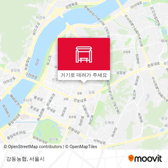 강동농협 지도