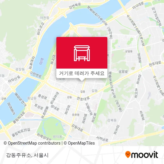 강동주유소 지도