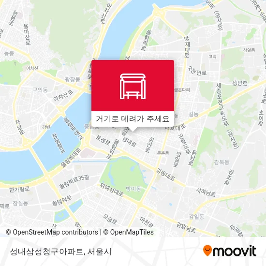 성내삼성청구아파트 지도
