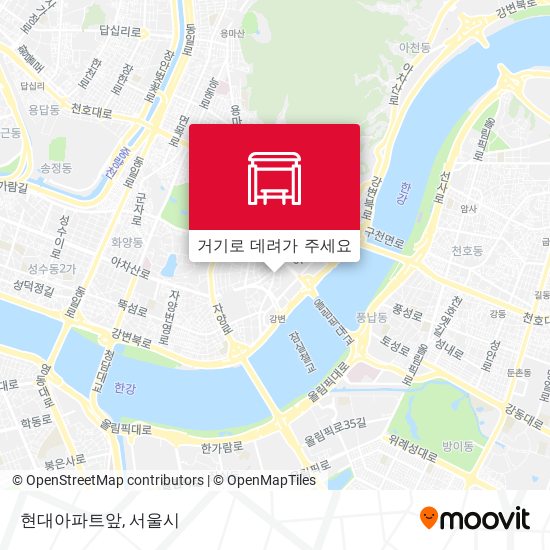 현대아파트앞 지도