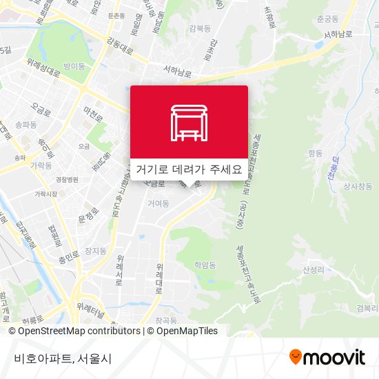 비호아파트 지도