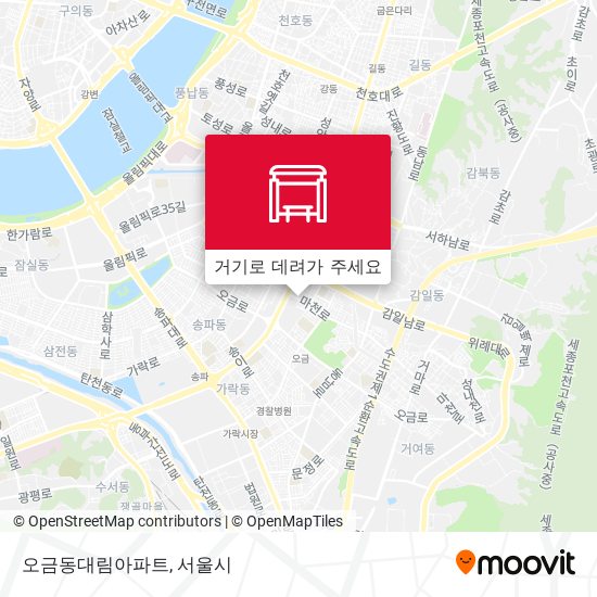 오금동대림아파트 지도