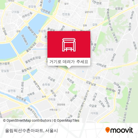올림픽선수촌아파트 지도