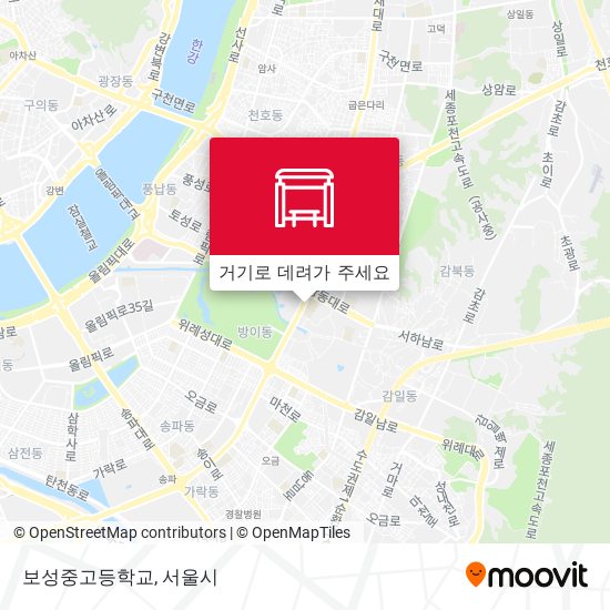 보성중고등학교 지도