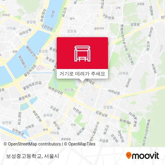 보성중고등학교 지도