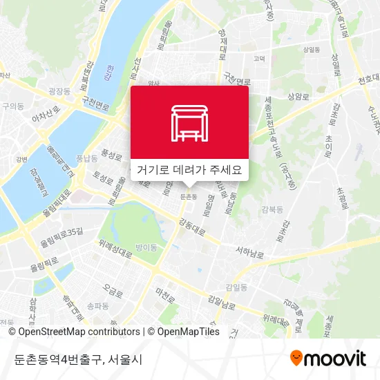 둔촌동역4번출구 지도