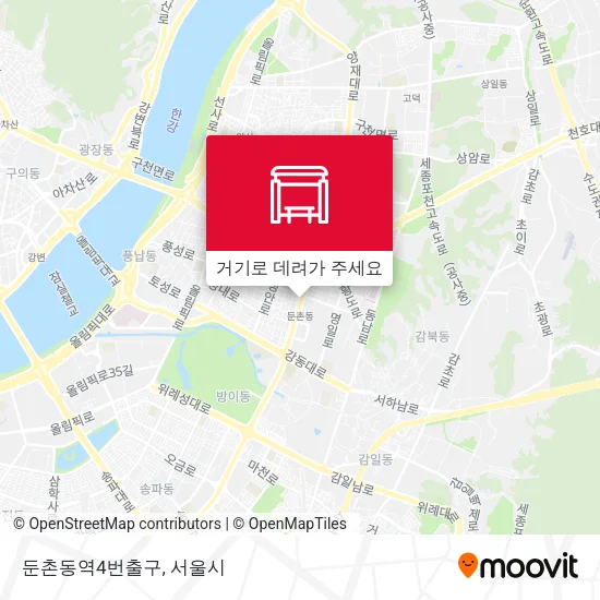 둔촌동역4번출구 지도