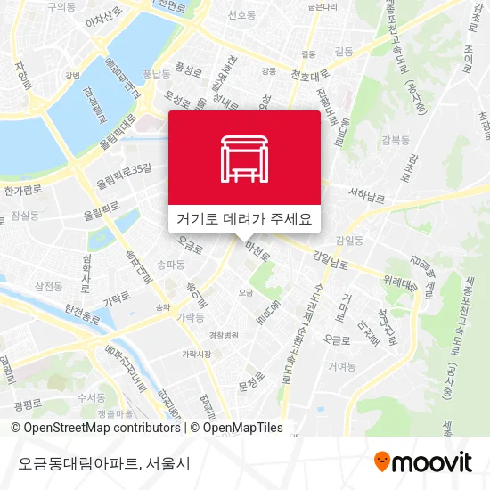 오금동대림아파트 지도