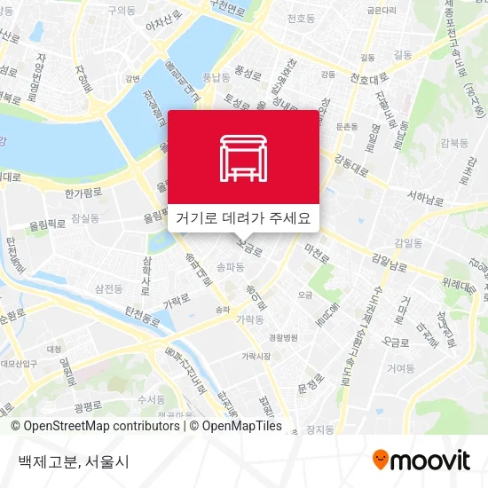 백제고분 지도