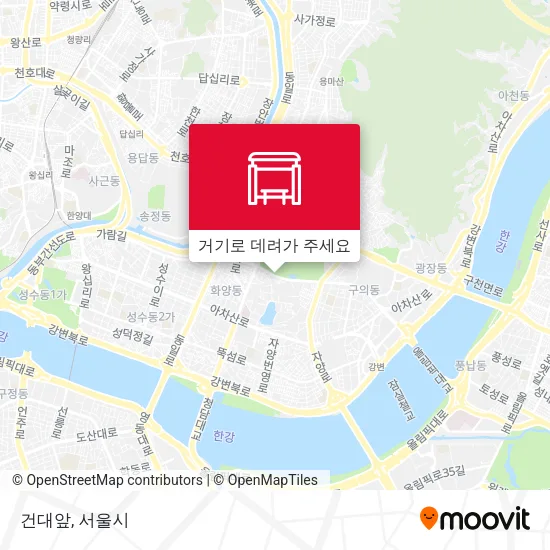 건대앞 지도
