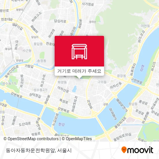 동아자동차운전학원앞 지도