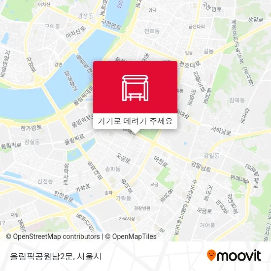 올림픽공원남2문 지도