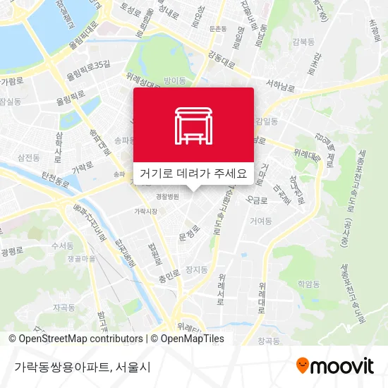 가락동쌍용아파트 지도