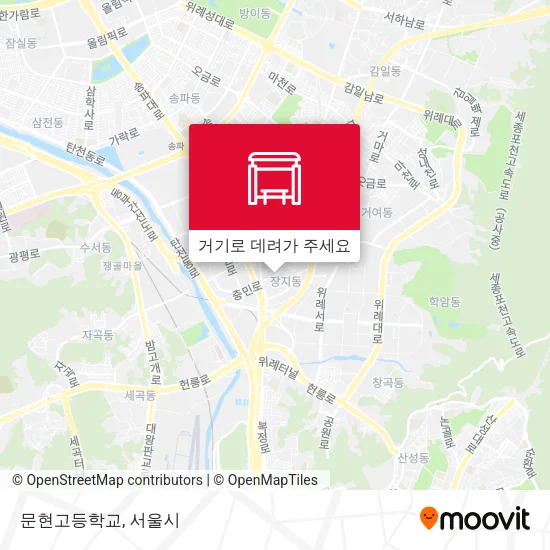 문현고등학교 지도