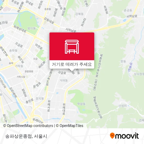 송파상운종점 지도