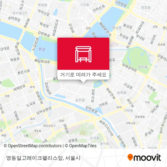 영동일고레이크팰리스앞 지도