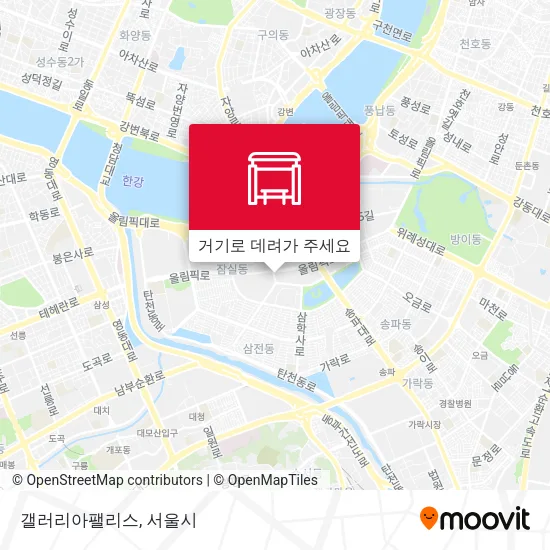 갤러리아팰리스 지도