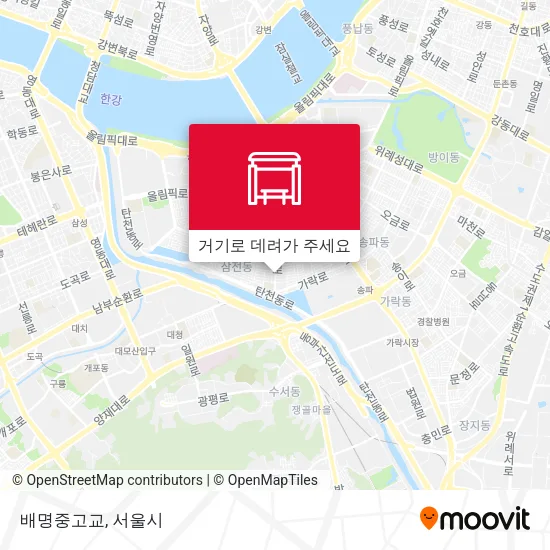 배명중고교 지도
