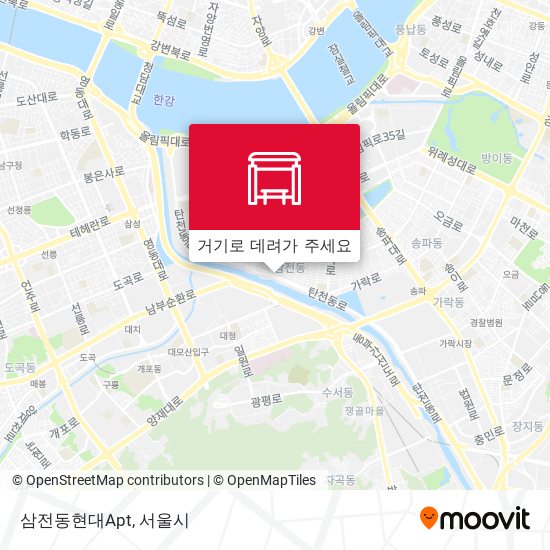 삼전동현대Apt 지도