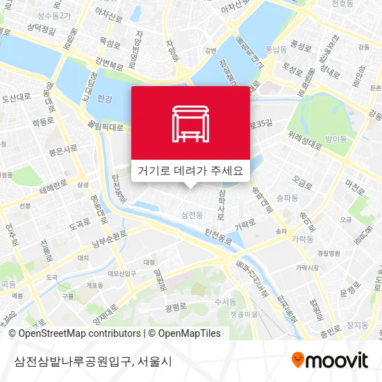 삼전삼밭나루공원입구 지도