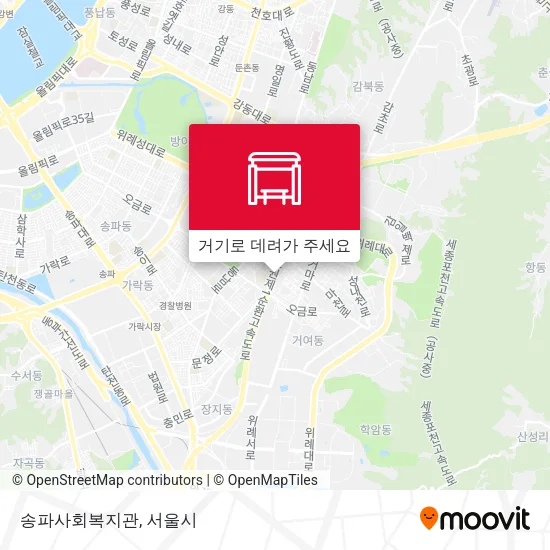 송파사회복지관 지도